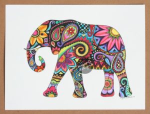Den långsamma och kloka elefanten får ofta symbolisera kapha. Bild lånad från https://favim.com/image/2054593/